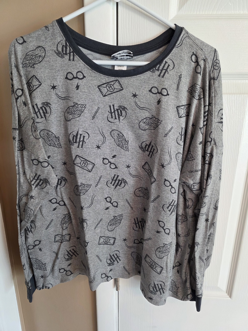 Warner Bros. Harry Potter Gray Crewneck PJs